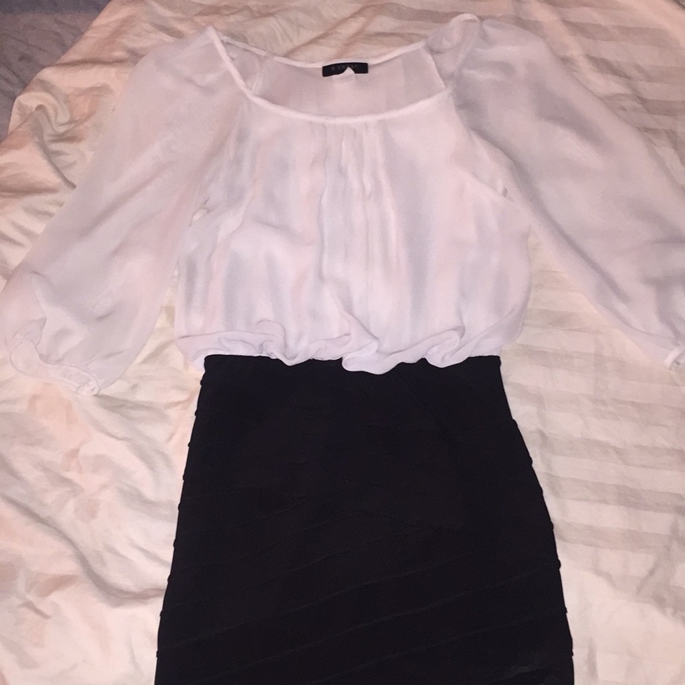 Adorable mini blouse dress
